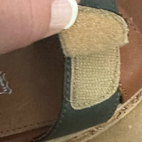 Remonte Brown and Dark charcoal Gray Sandals with Low Wedge Heel - Picture 4 of 13